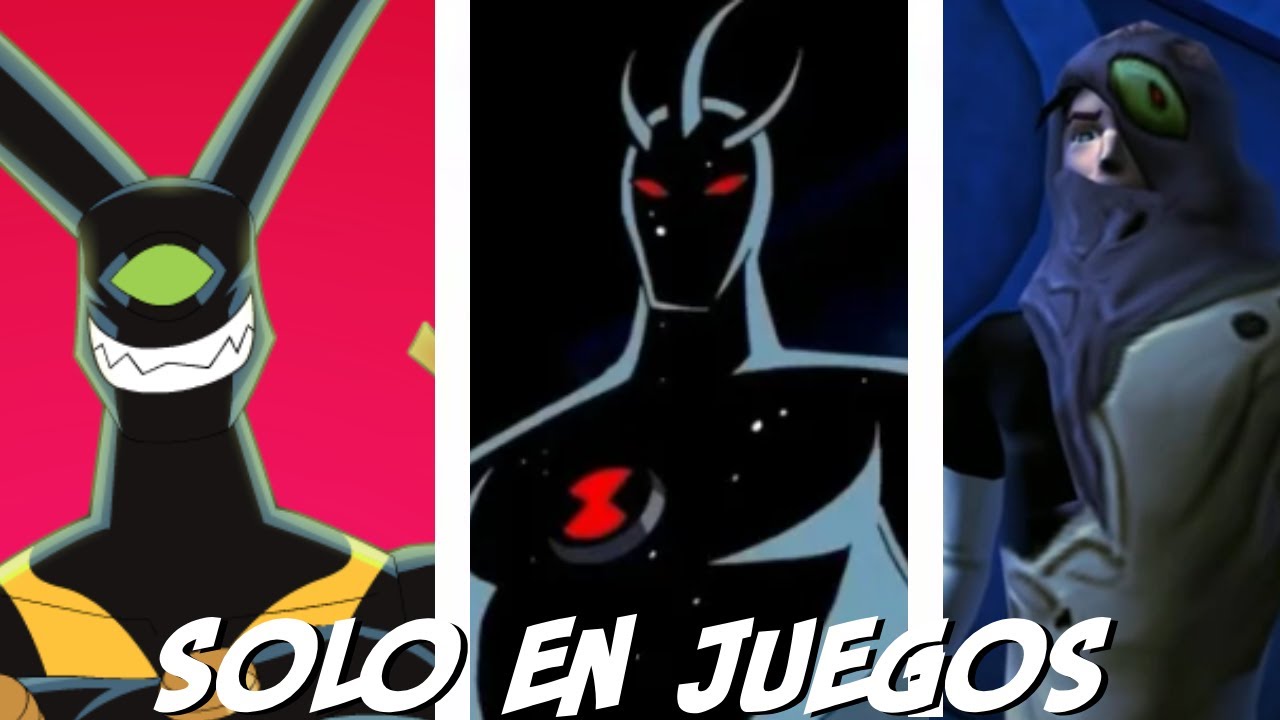 PERSONAJES DE BEN 10 EXCLUSIVOS DE VIDEOJUEGOS