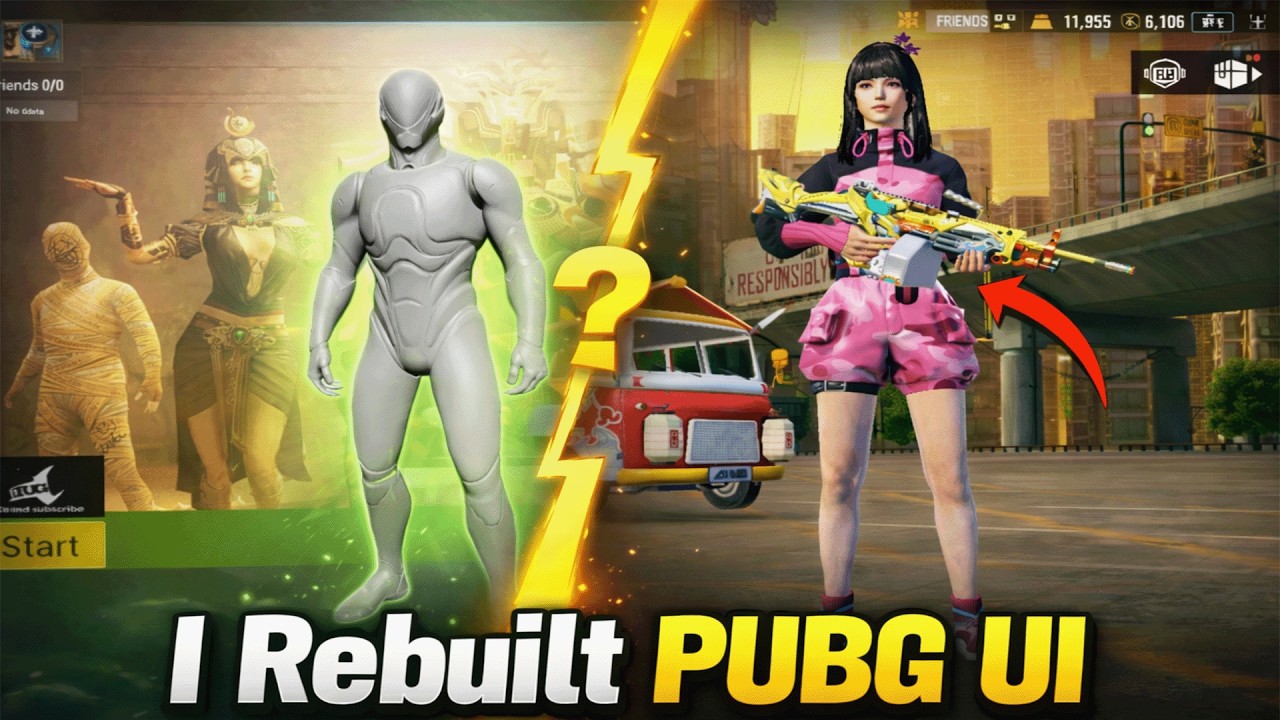 I Recreated PUBG Mobile Main Menu in Unreal Engine