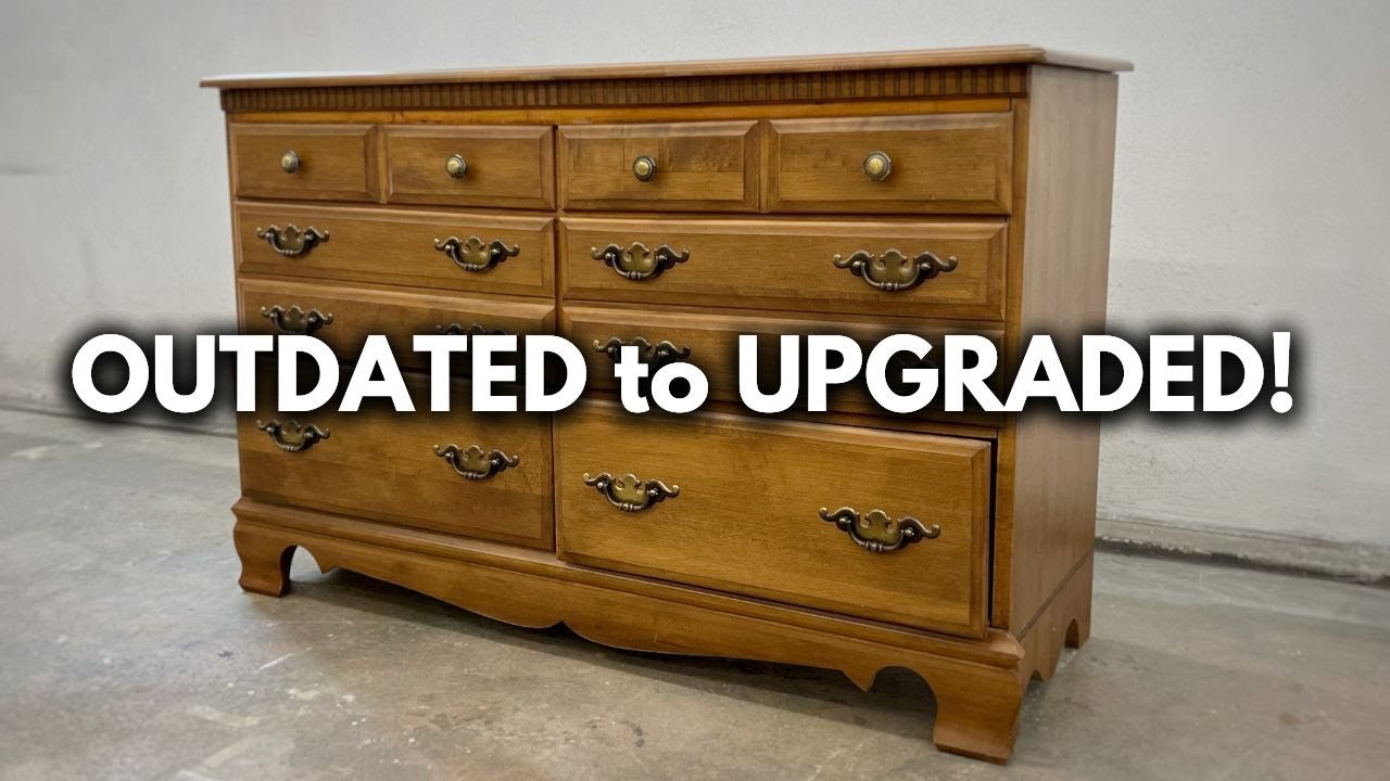From Outdated to UPGRADED | Colonial Dresser Makeover!