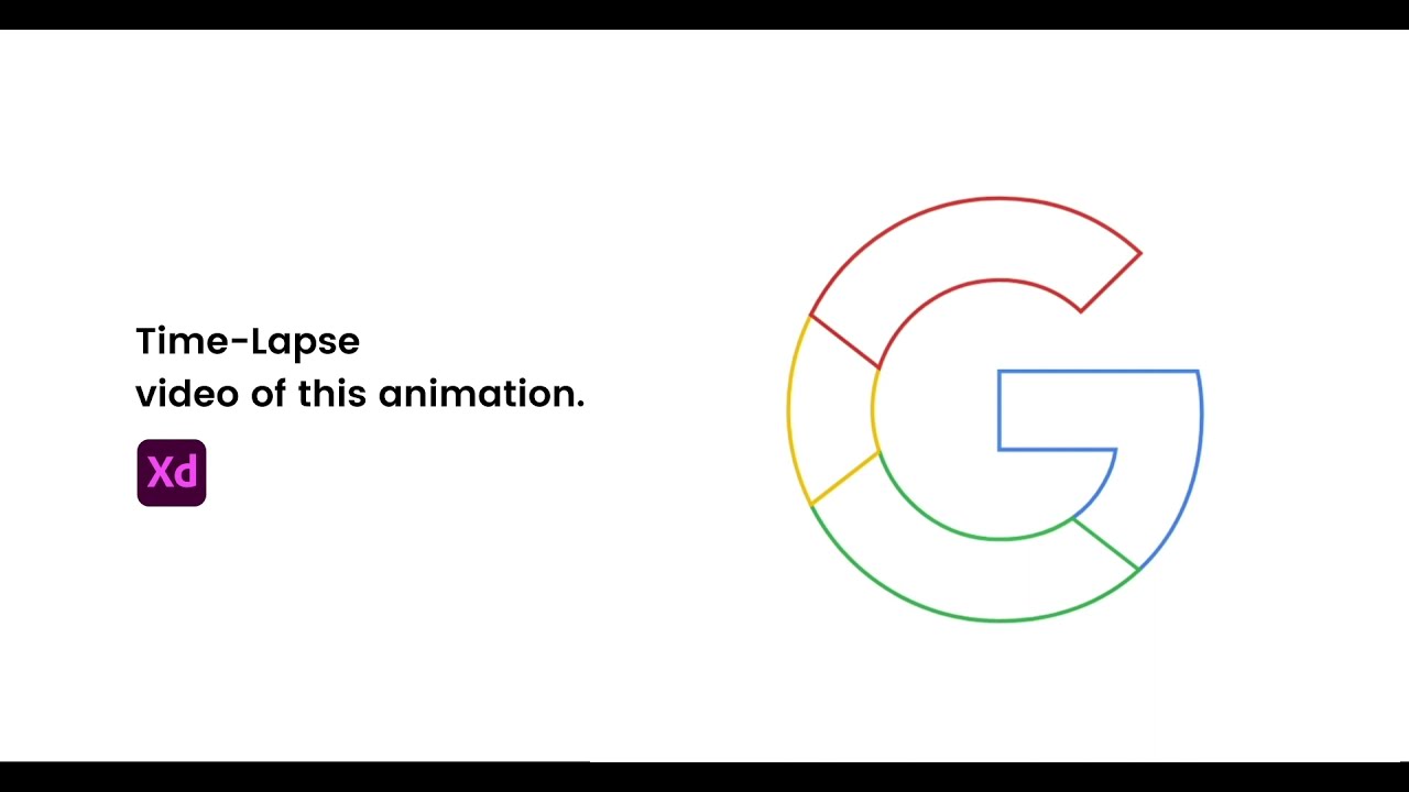 How to animate google logo in Adobe Xd