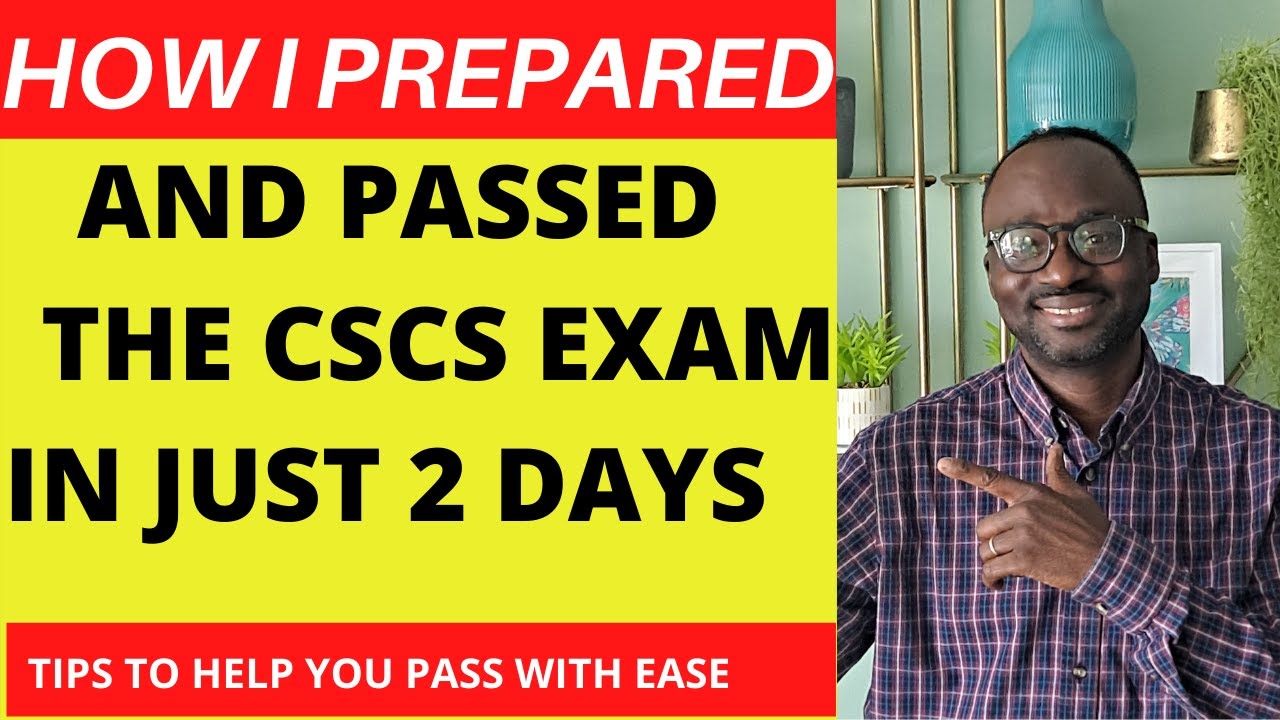 How I Prepared & Passed The CSCS Exam In Just 2 Days (2025).