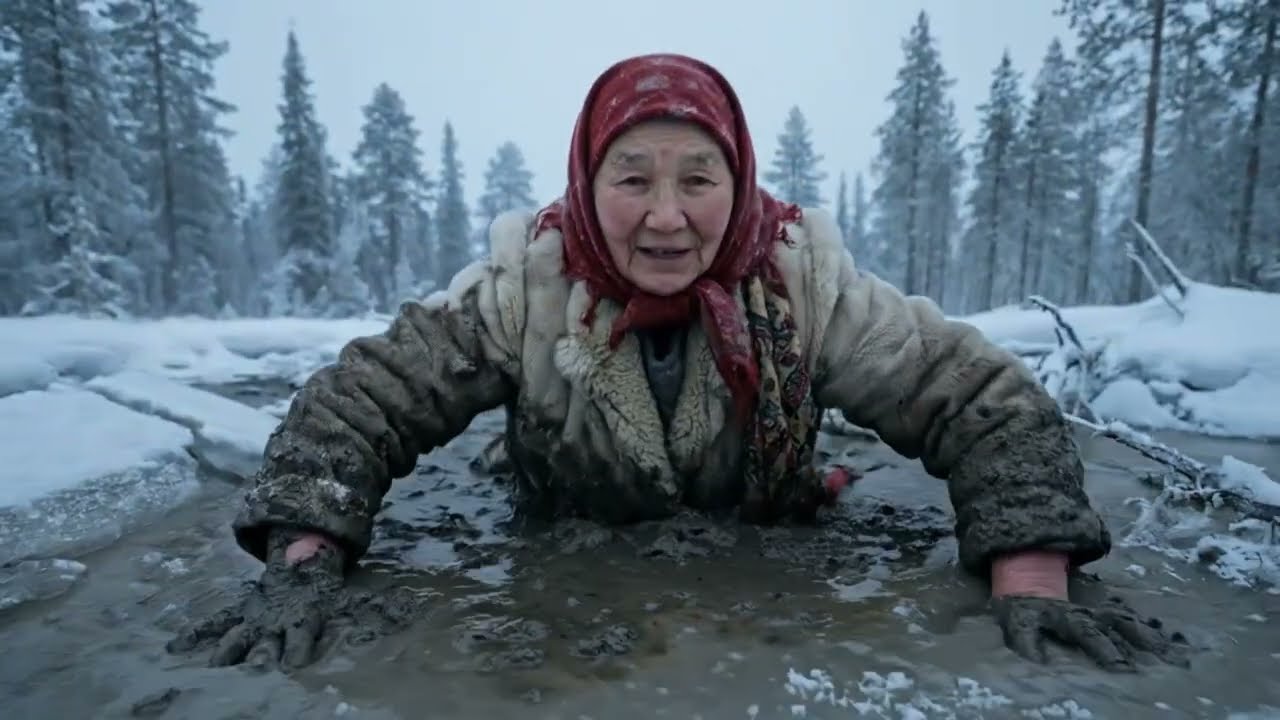 Moments Before Her Last Breath in a −71°C Siberian Swamp… A Pregnant Fox Did the Impossible