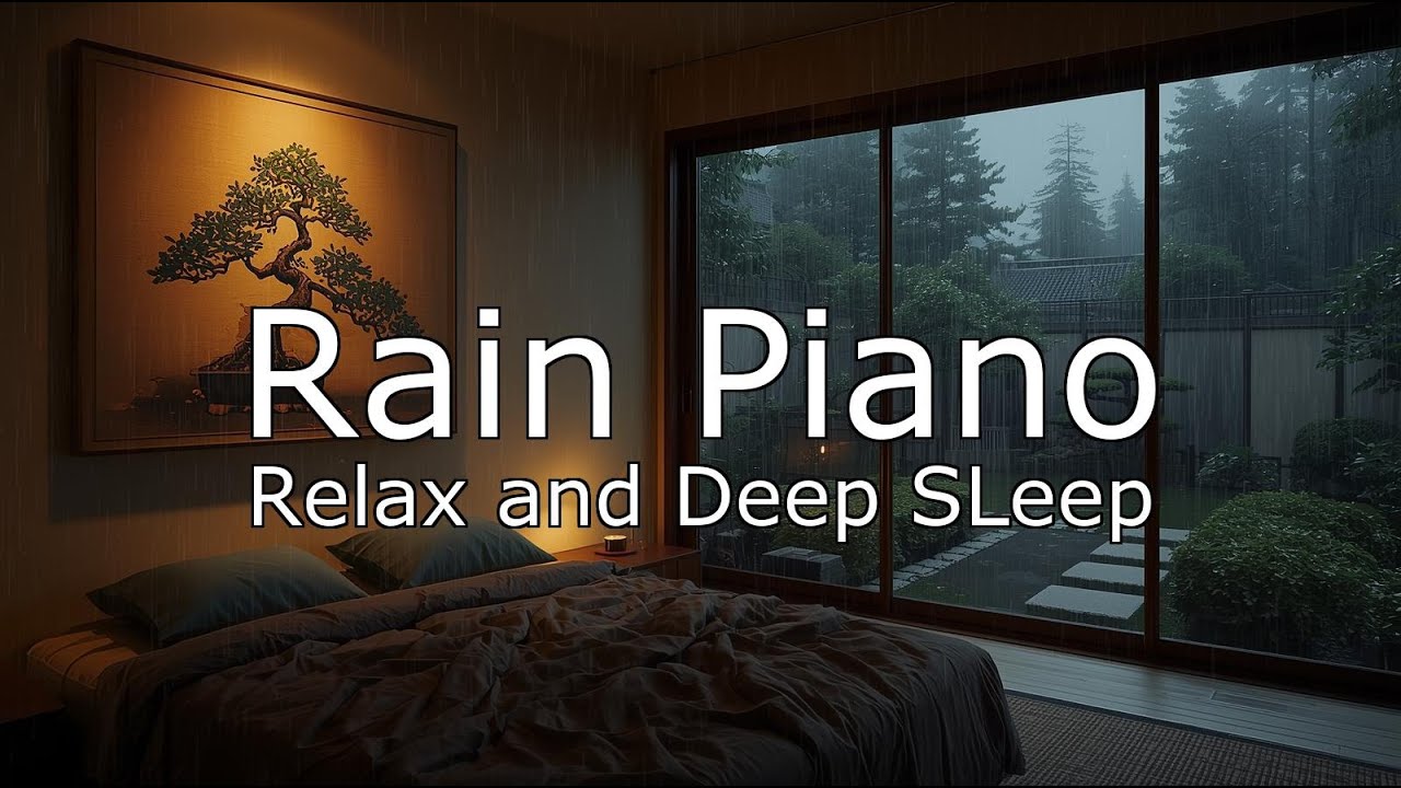 Relaxing Music for Tranquil Sleep 🌊 Healing Insomnia, Stress Relief, Gentle Rest, Rain Sound