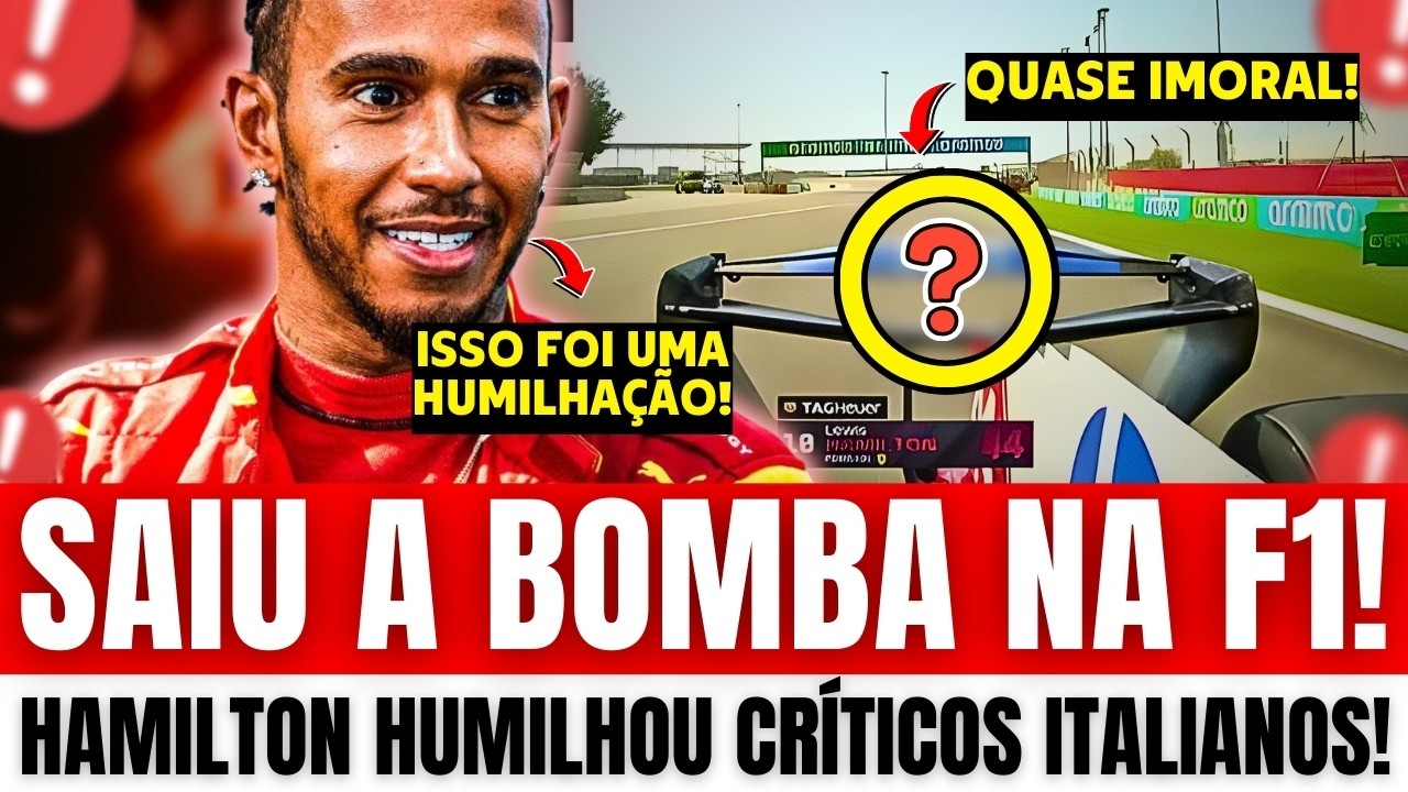 Lewis Hamilton faz JOGADA DE MESTRE na Ferrari | Verstappen faz ALERTA BRUTAL na Red Bull | McLaren