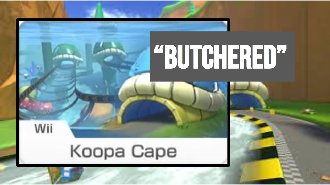 How Koopa Cape got Worse Overtime #coconutmall #gaming #mariokart