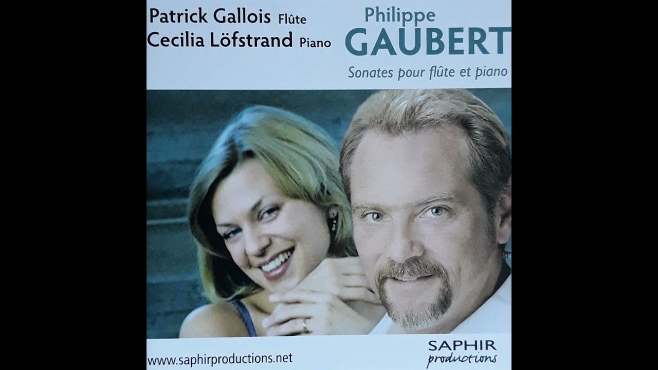 SONATA Gaubert 2:1 for Flute and Piano/Gallois/Lofstrand