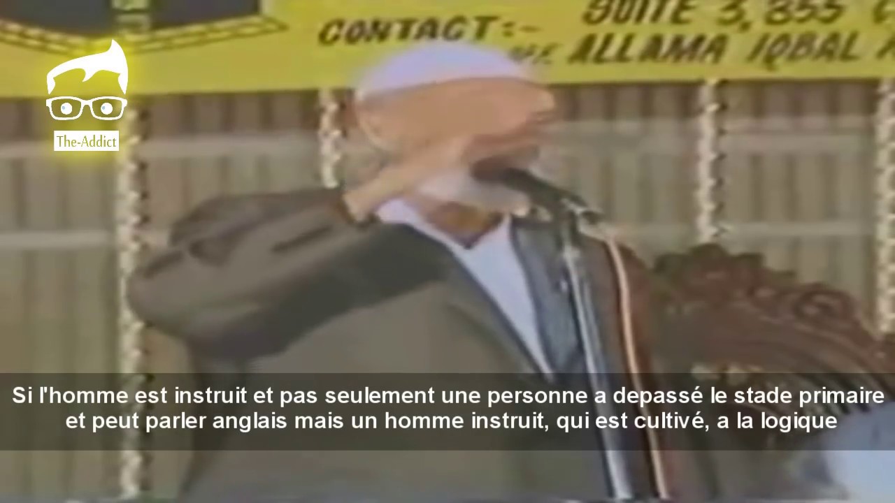 Ahmed Deedat : ALLAH (Dieu) Existe-il ? | La Meilleure R&eacute;ponse &agrave; Jamais |