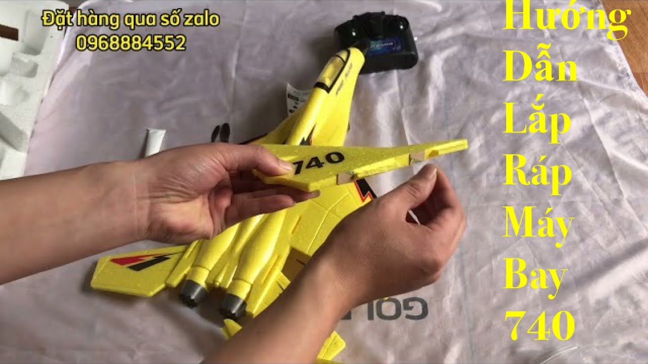 Hướng dẫn lắp ráp|máy bay điều khiển zy 740 hàng khủng|shop hoàng bách#review #shorts #tiktok