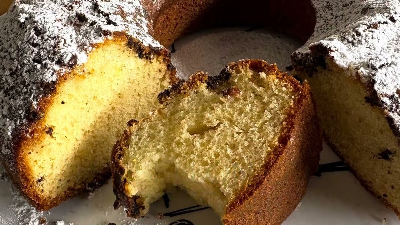 CIAMBELLONE RUM E CIOCCOLATO FONDENTE 😋👌