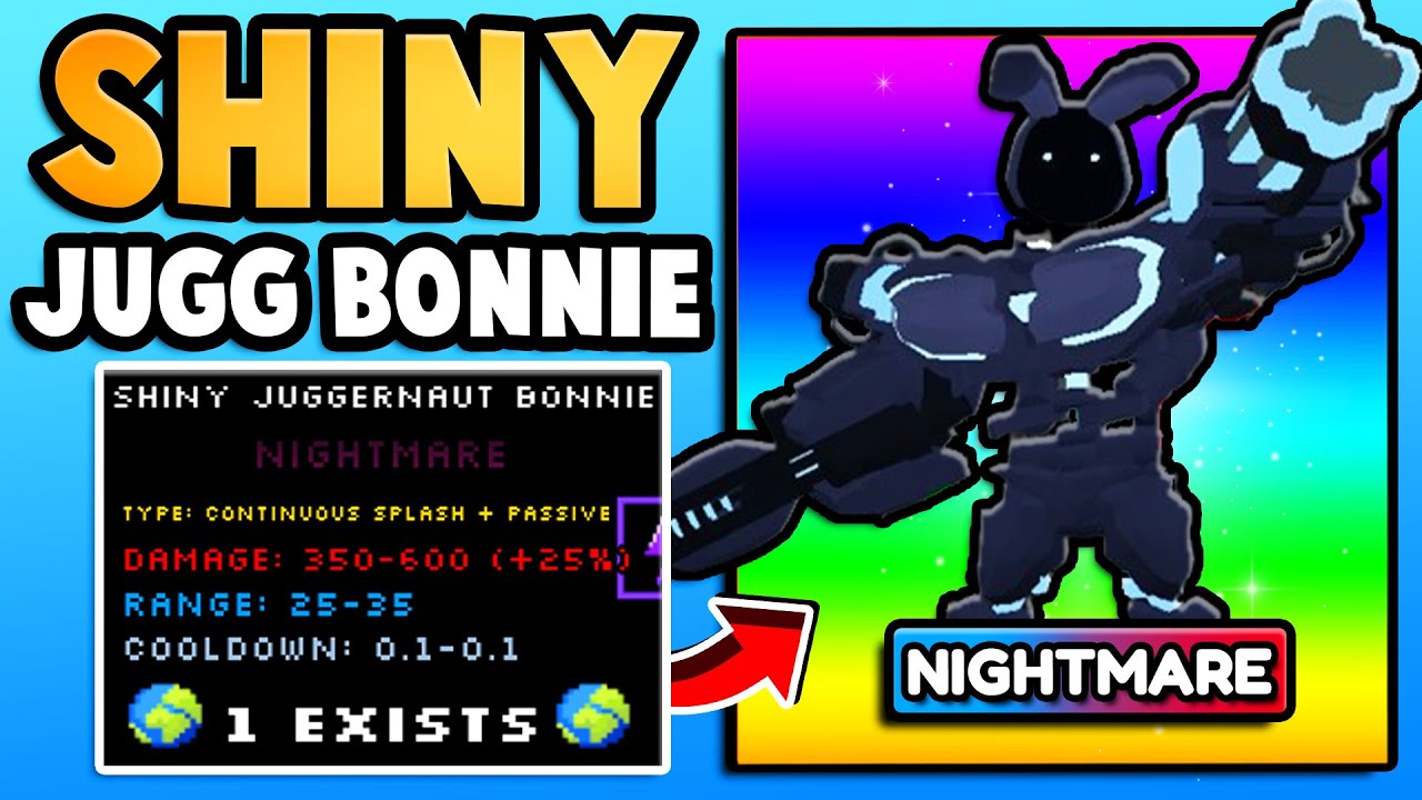 Я получил первого блестящего Джаггернаута Бонни! (Five Nights TD)