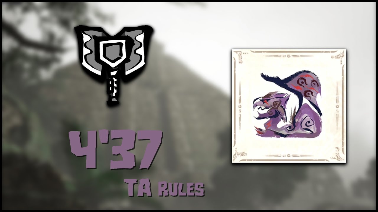 [MHRise] Apex Rathian - Charge Blade [TA Rules] (4'37) (No buddies/WyRide)