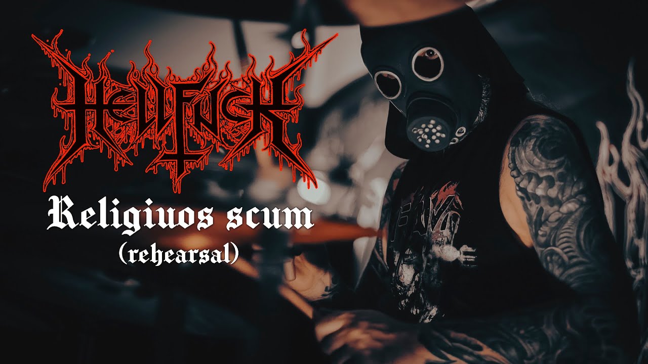 HELLFUCK - Religiuos scum - rehearsal 2021