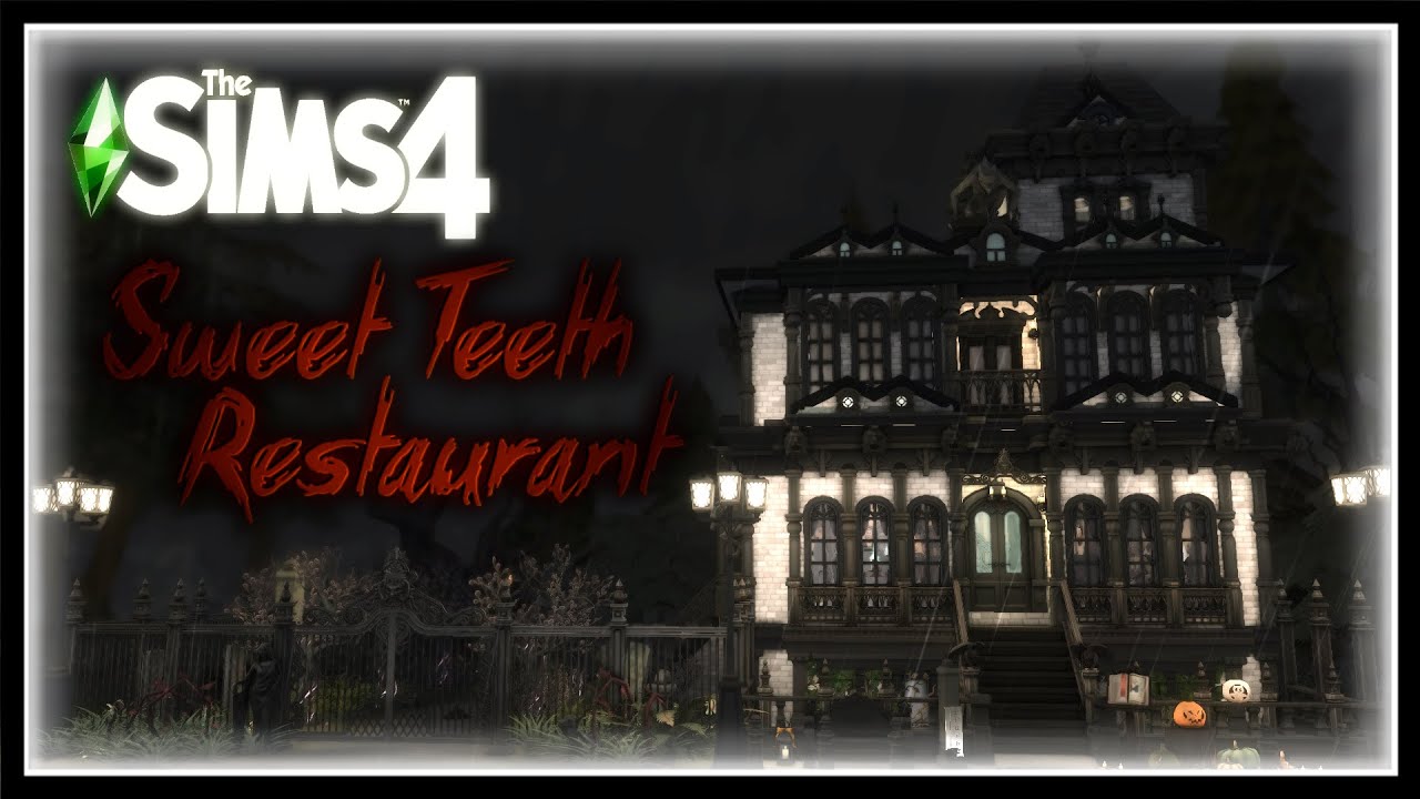 The Sims4 || Vampires Restaurant || SlowMotion Tour : Visit Tour || NoCC