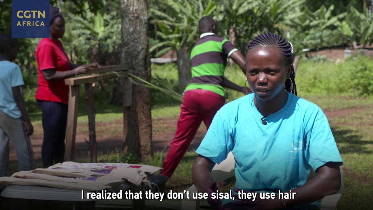 Turning sisal into hair extensions