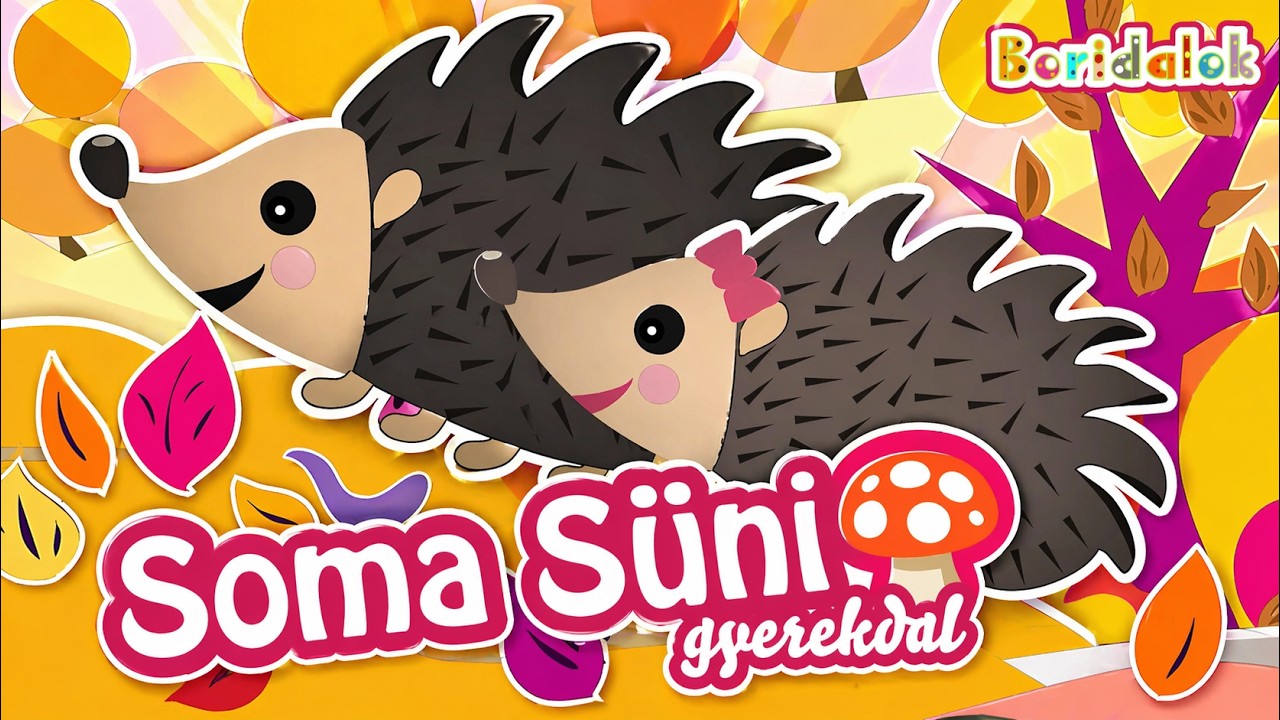 Boridalok II SOMA SÜNI - animáció, #boridalok #gyerekdalok