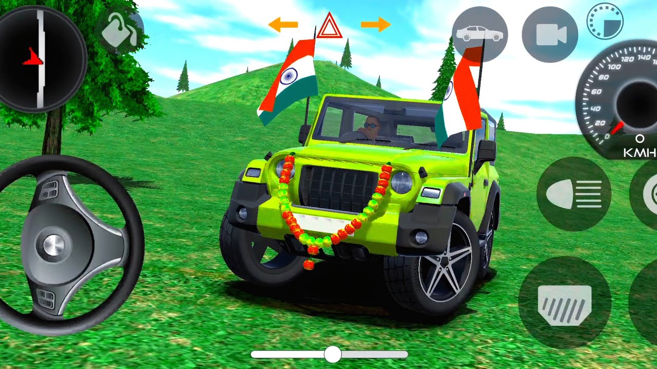Modified Mahindra Thar Games:lndian Green Thar (Gadi Wala Games) Car Game Android Game - #2025