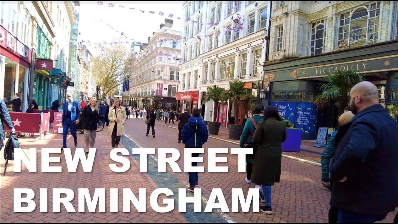[4K] Birmingham New Street Walk l 버밍엄 뉴 스트리트 산책 l 伯明翰New Street高街散步