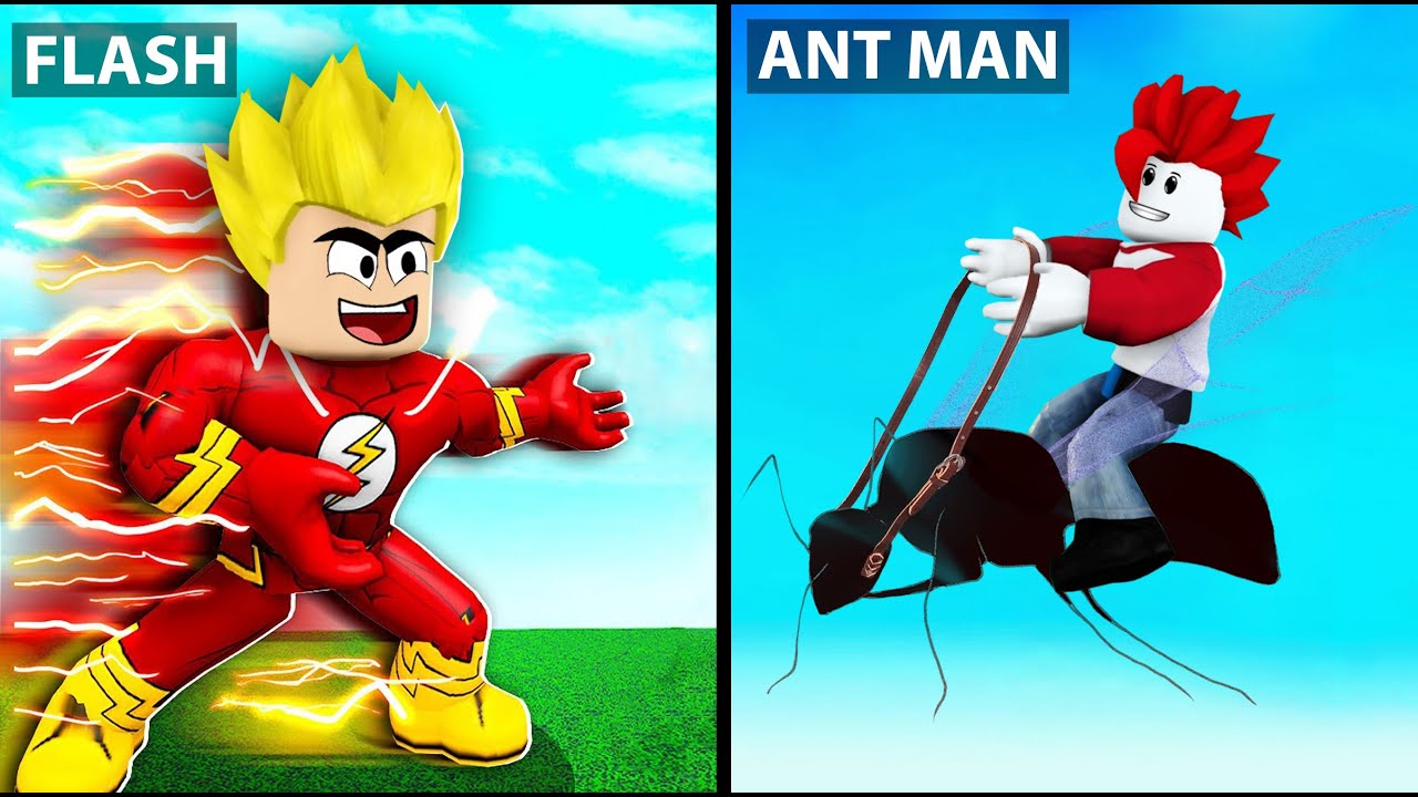 THE FLASH VS ANT MAN FIGHT IN SUPER HERO TYCOON ⚡⚡Khaleel and Motu Gameplay