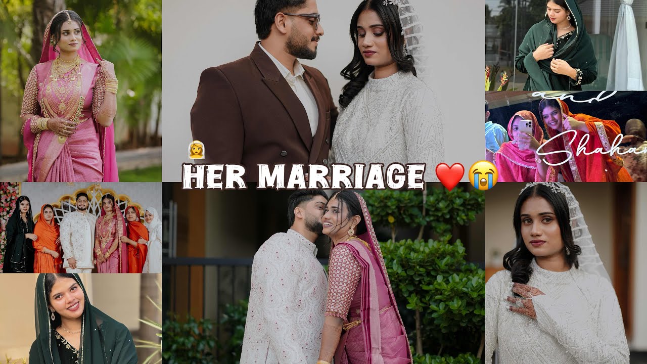 🥰 Shahnaa’s Marriage + Reception ❤️👰‍♀️ | Marriage | Friends | @Sulfath_Sulu 💖