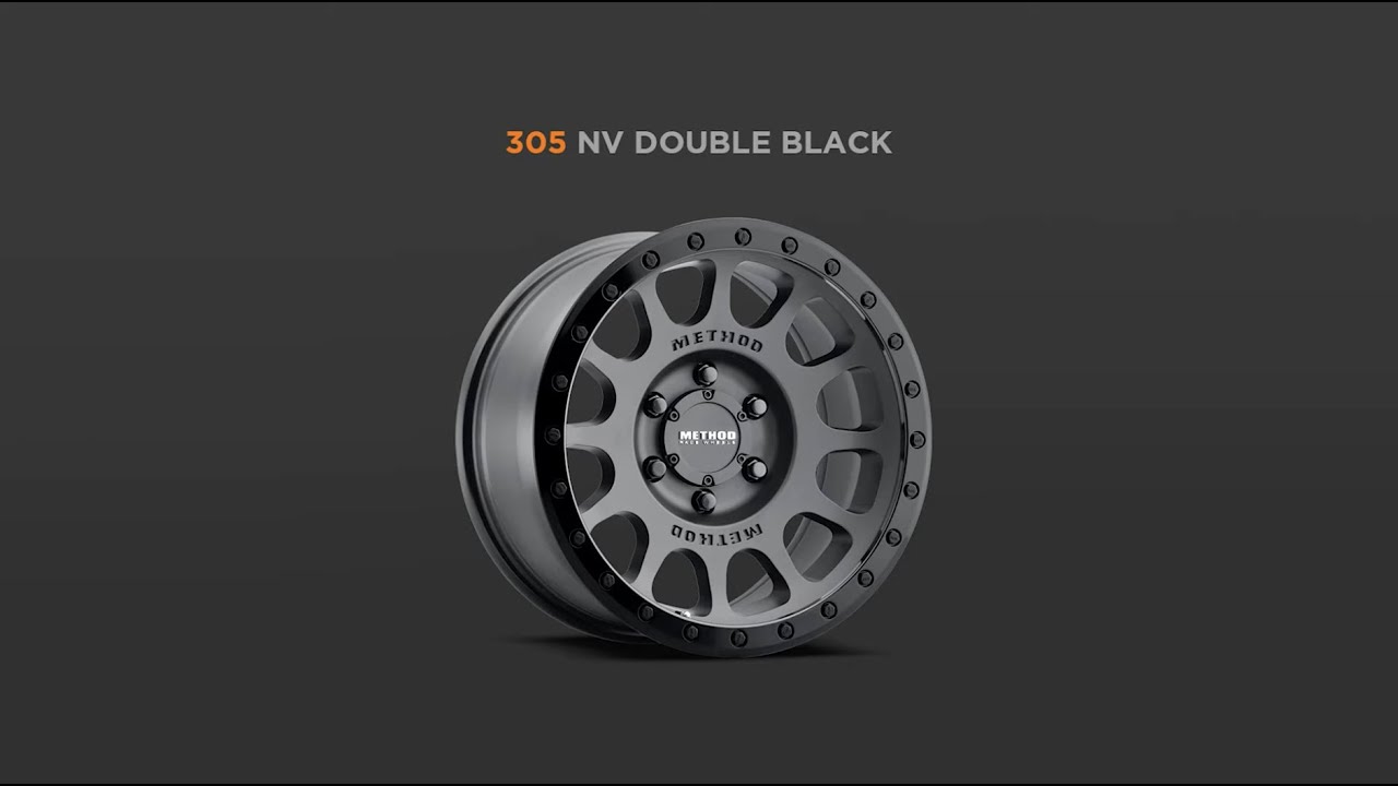 Method Race Wheels 305 Double black