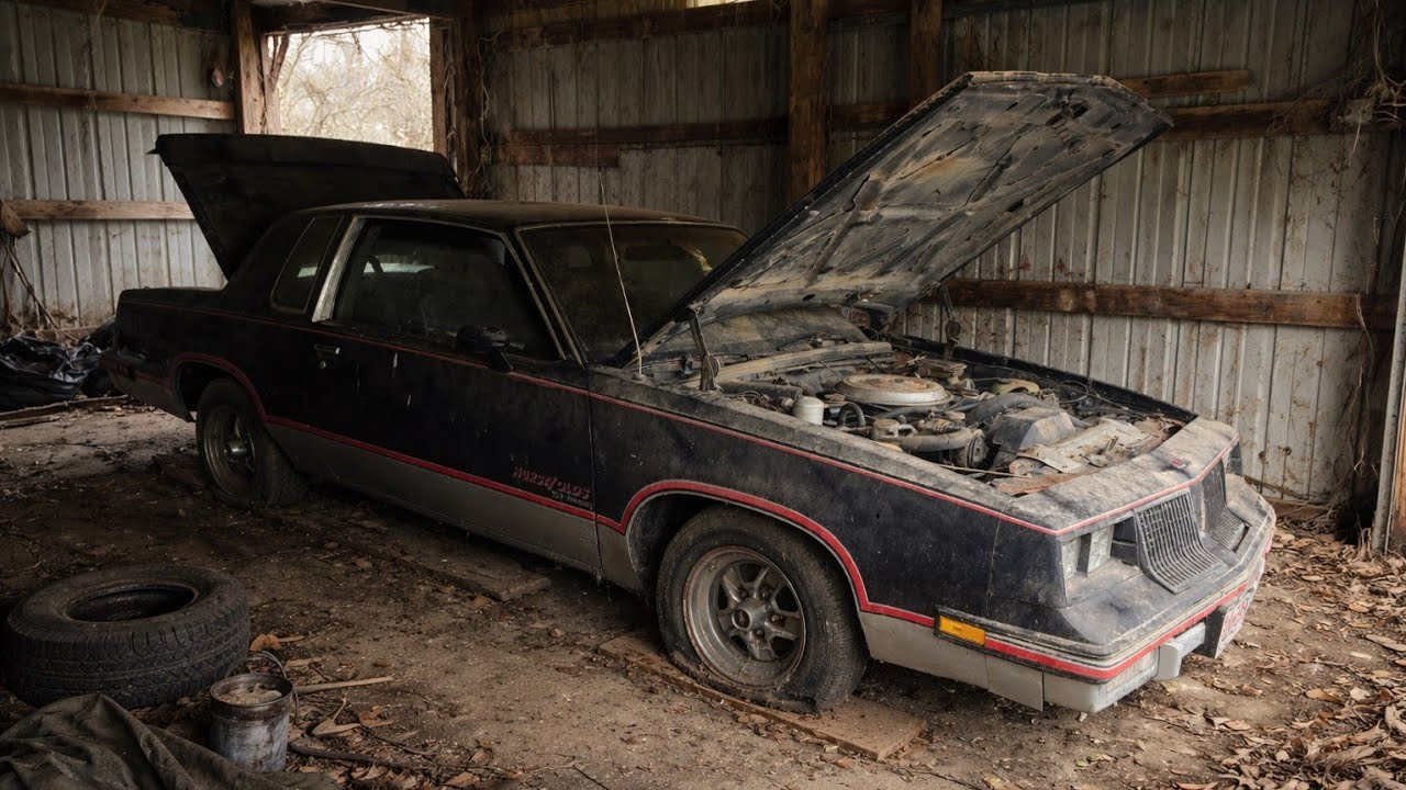 I found a true Barn find cutlass that has been sitting for 20yrs 