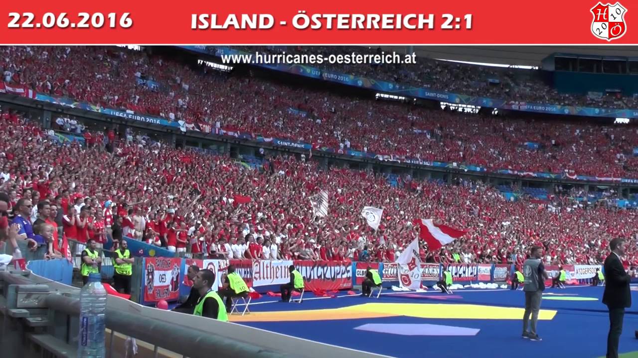 Island - Österreich // Iceland - Austria 2:1, 22.6.2016 (Hurricanes)