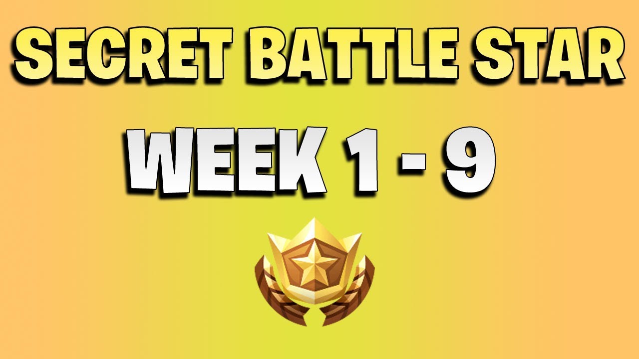 ALL Fortnite season 6 Hidden Battle Star Locations week 1 to 9  - Season 6