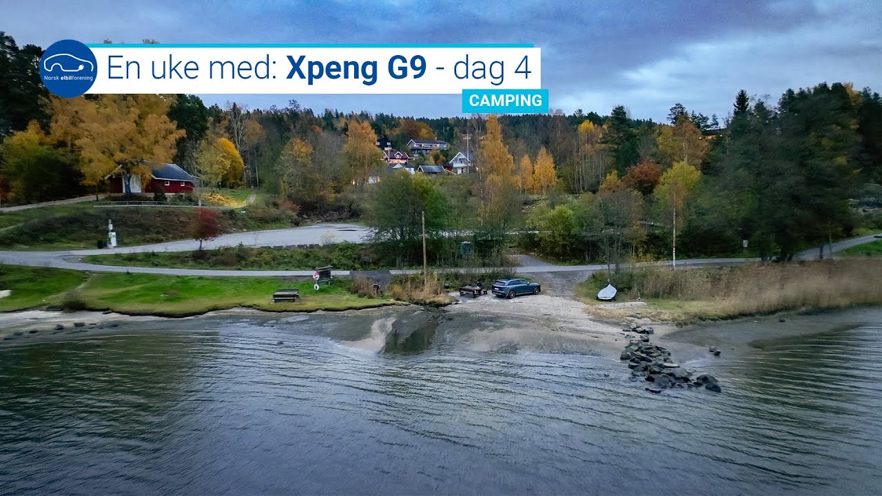 En uke med Xpeng G9: Dag 4 - vi overnatter på en strand!