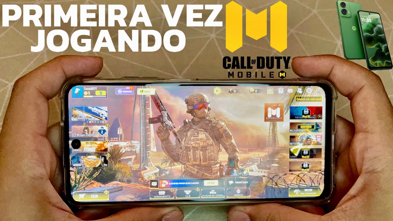 TESTEI O COD MOBILE NO MOTO G35 5G