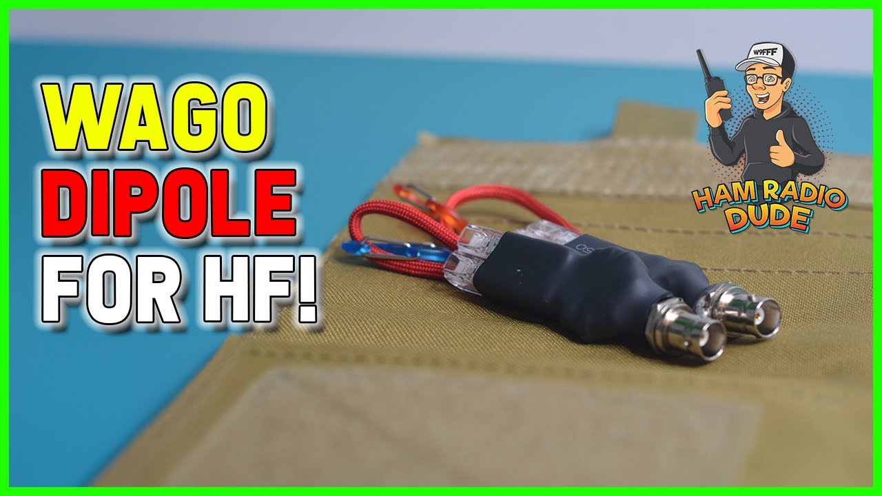 How To Build a WAGO Dipole for HF - Portable Ham Radio Antenna!