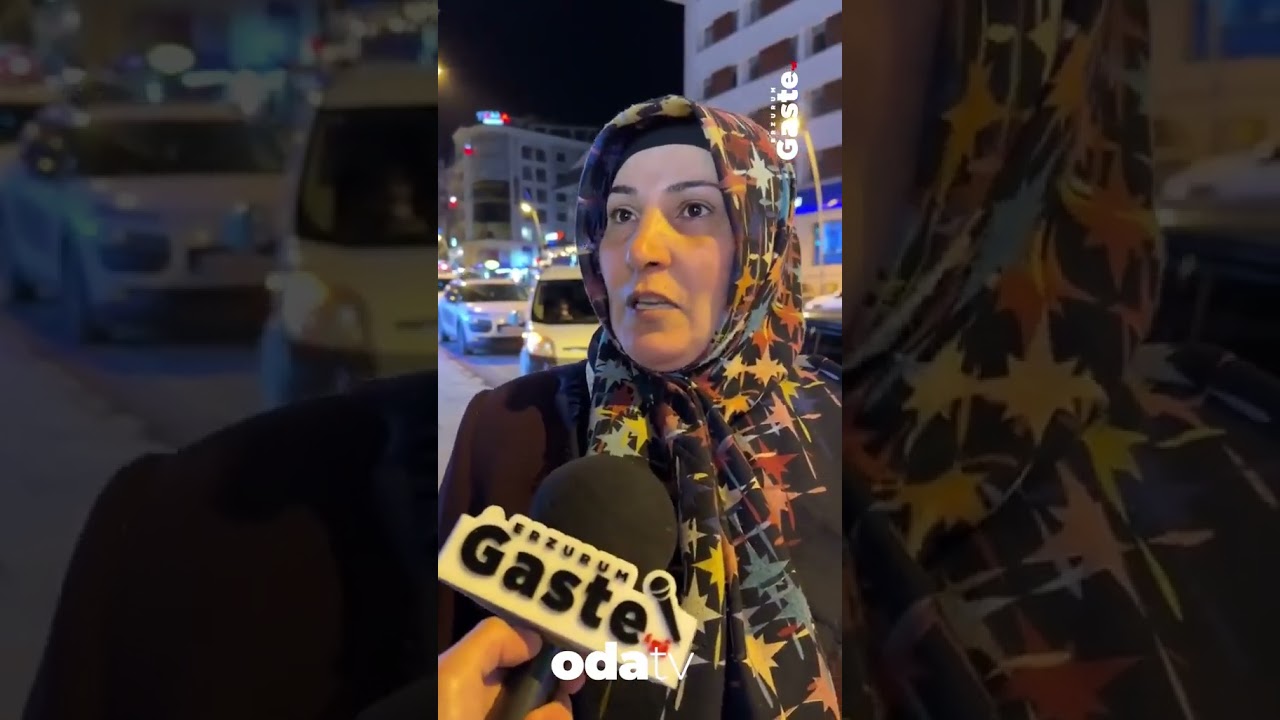 Erzurum'da g&uuml;ld&uuml;ren samimi r&ouml;portaj... Eşine selam yolladı