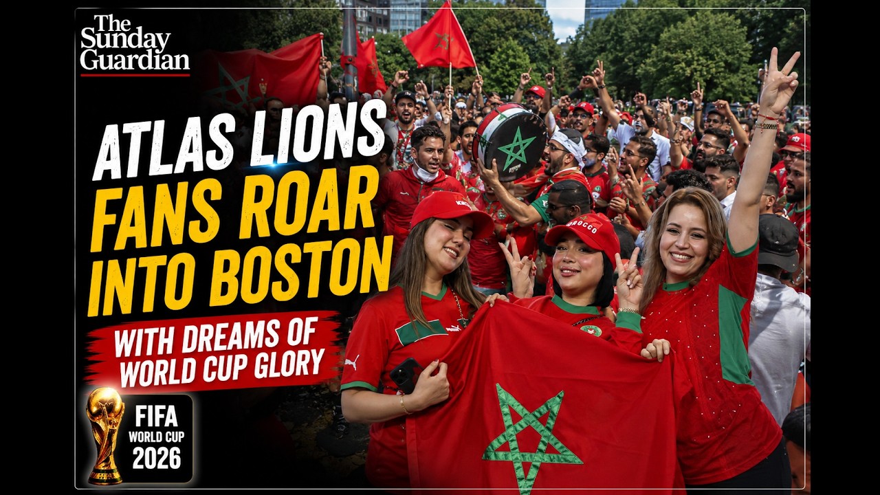 WATCH LIVE: Morocco Fans Flood Boston Before Scotland Clash | FIFA World Cup 2026