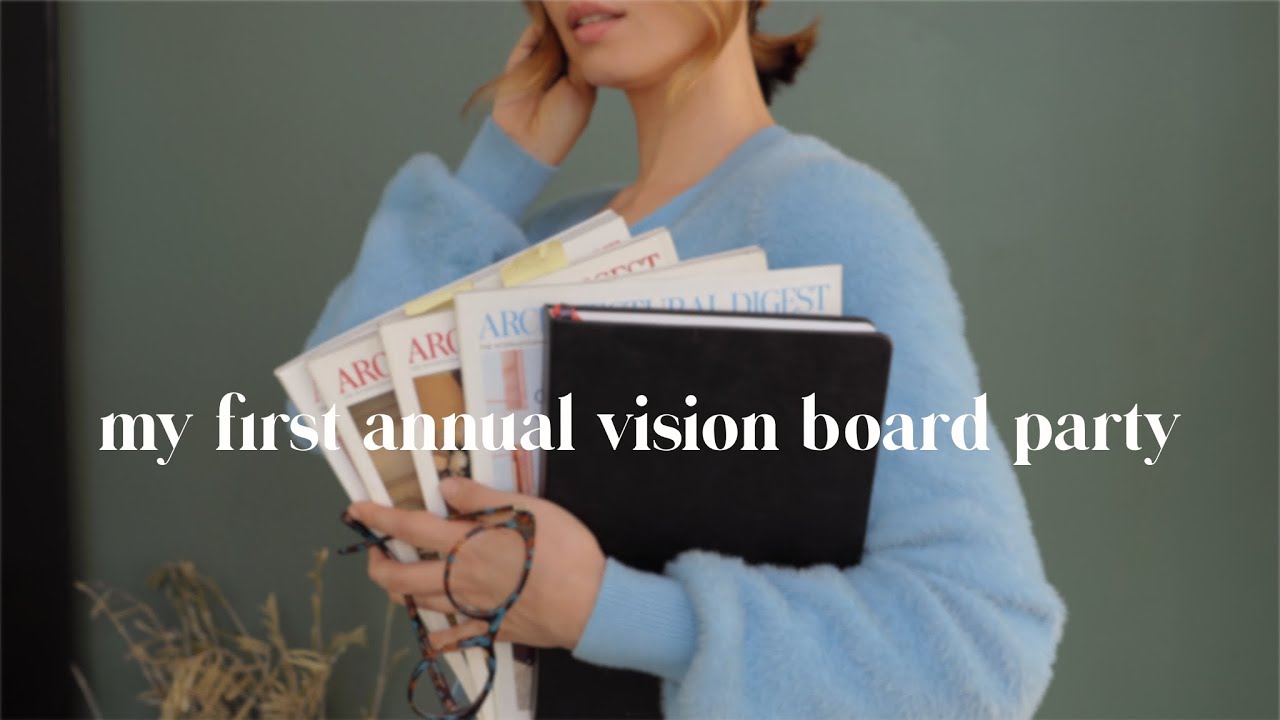 2024 Goal Setting | ✨ hosting a vision board party, craigslist scaries 🙇🏻‍♀️