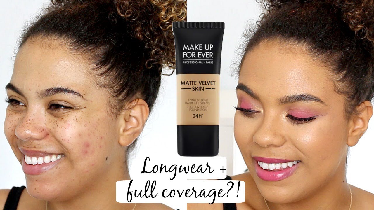 Make Up For Ever Matte Velvet Skin Review! (Oily Skin) Wear-test, flash photo