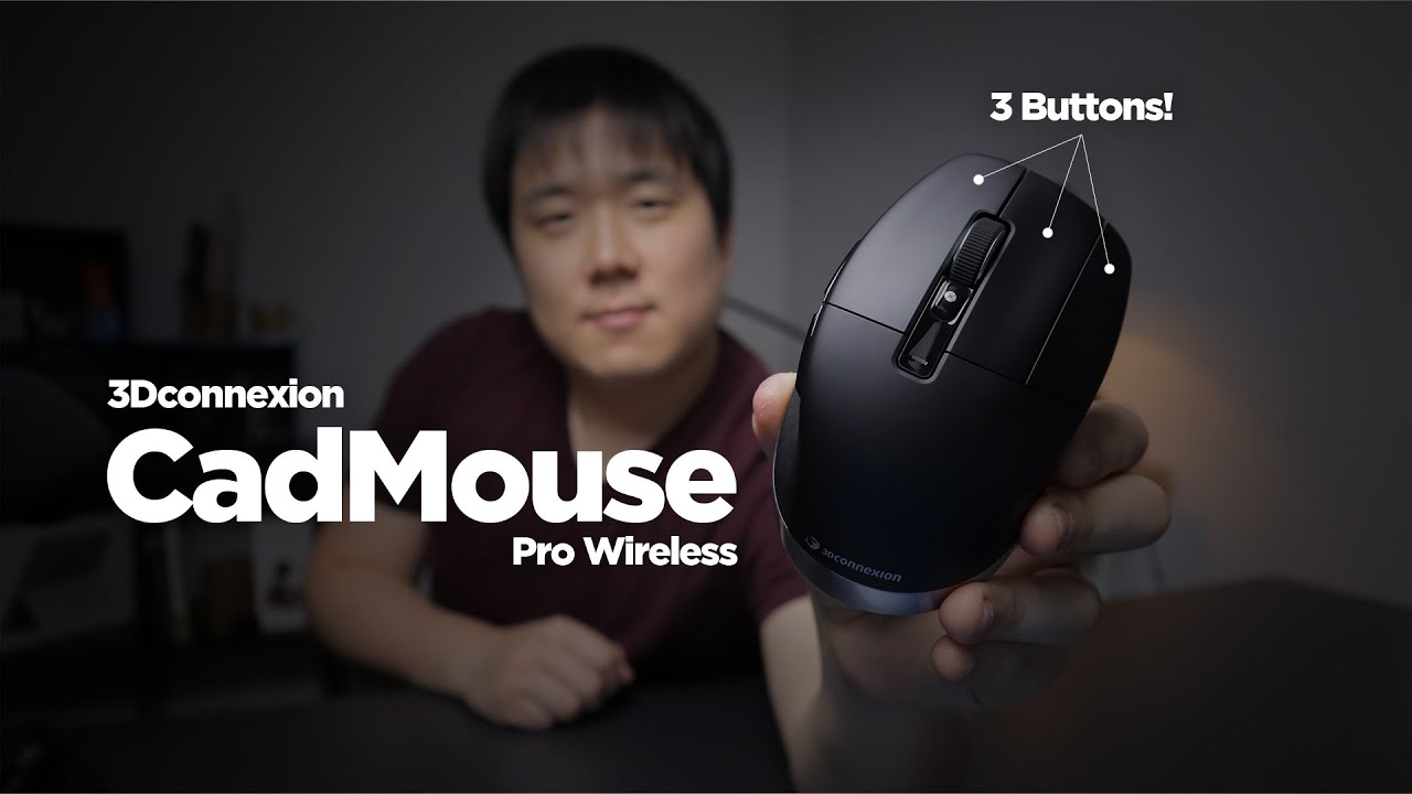 CadMouse Pro Wireless Unboxing and Review - Mouse for CAD Professionals - 3Dconnexion