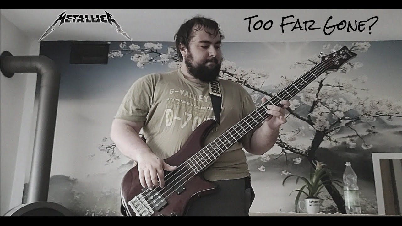 Metallica - Too Far Gone? (bass cover + tabs in description)