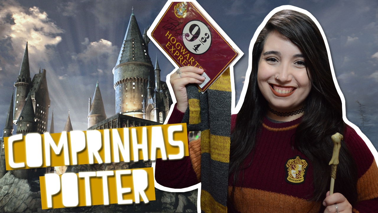 COMPRINHAS DE HARRY POTTER EM LONDRES: EU VOEI DE VASSOURA!