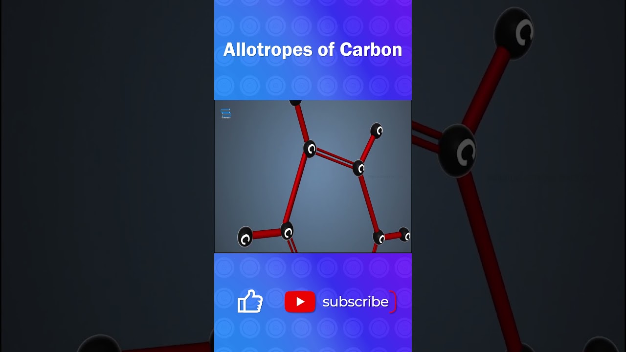 Allotropes of Carbon | Chemistry | 3d Animation Studious | #youtubeshorts #chemistry #shorts