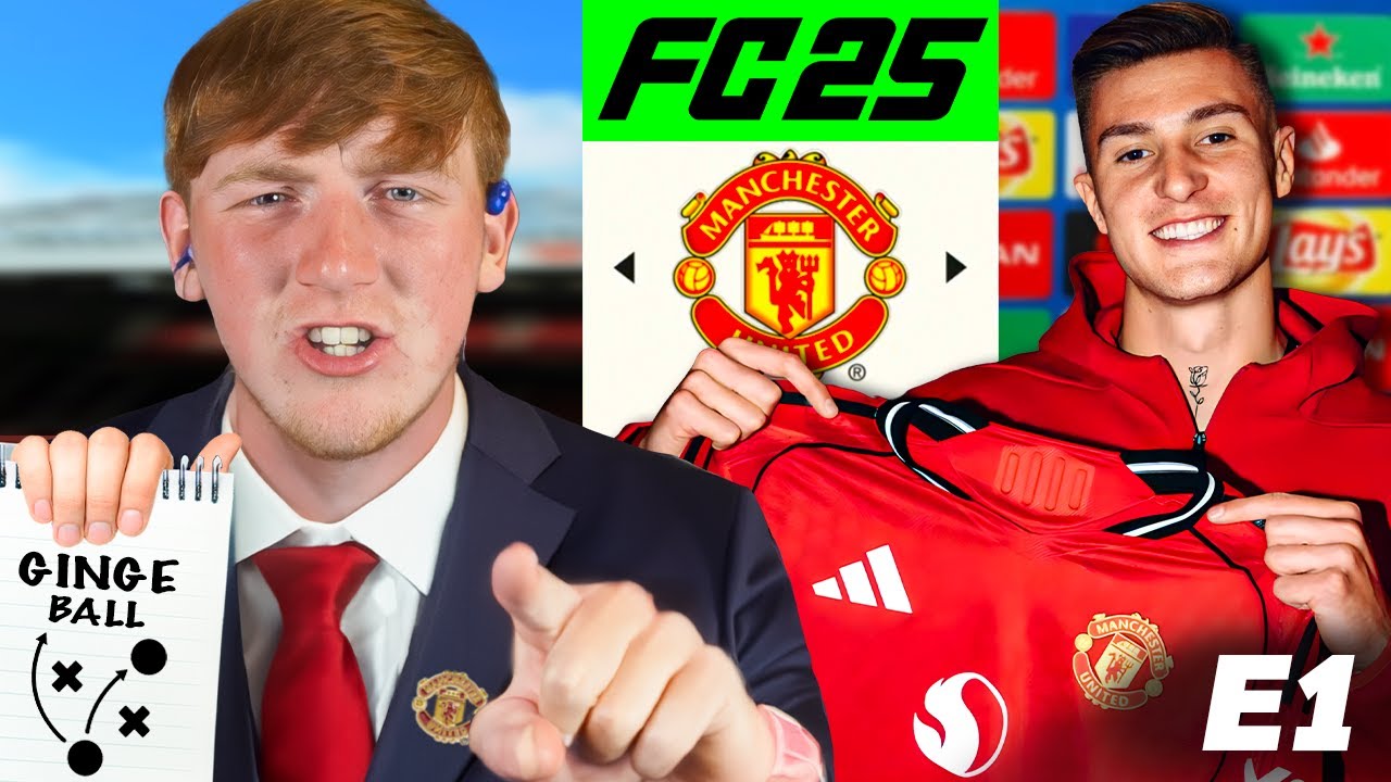 Angry Ginge REBUILDS Man Utd ! EA FC 25 Career Mode