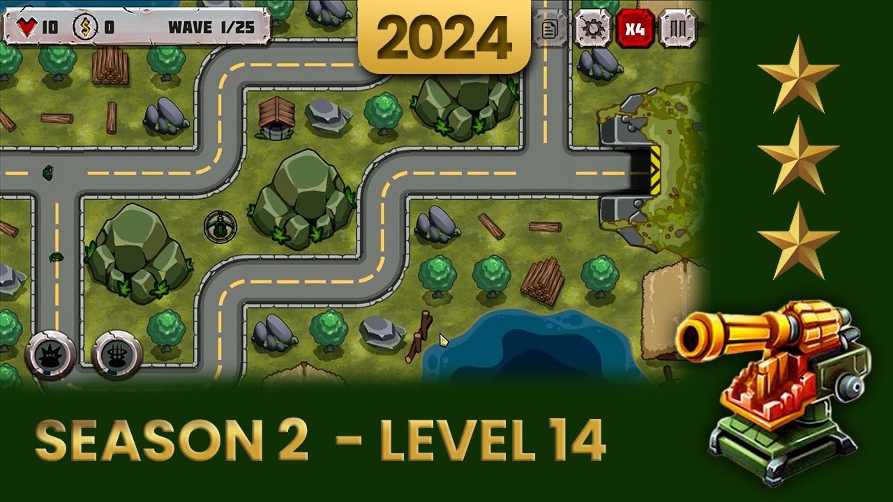 Battle Strategy: Tower Defense - Season 2 Level 14 (2024 Update) Walkthrough