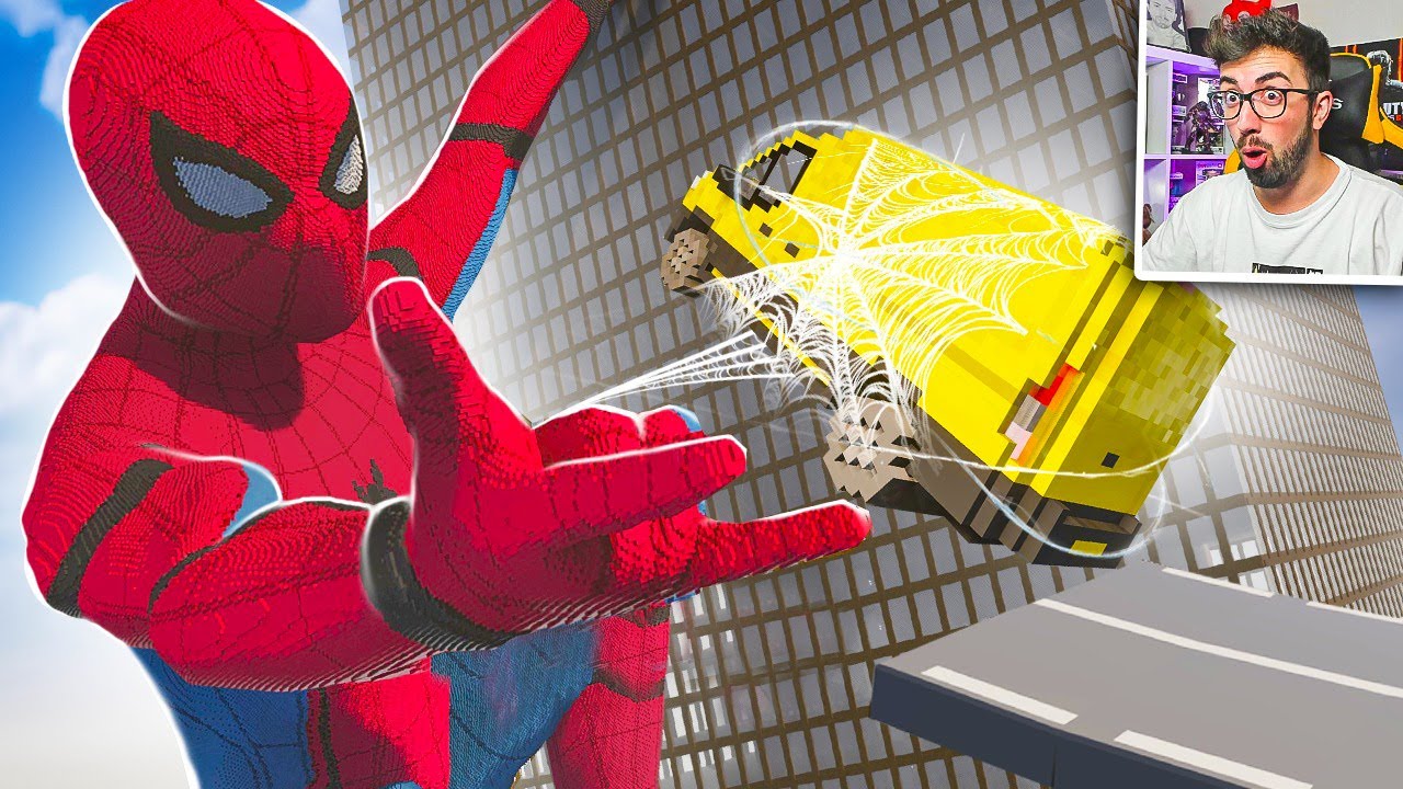 COCHES vs SPIDERMAN 💥 | Teardown Mods