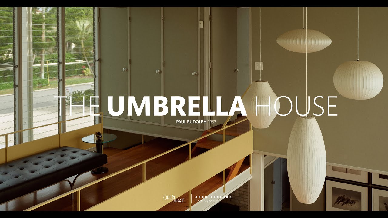 The Umbrella House: Florida’s iconic Mid-Century Modern House By Paul Rudolph | House Tour