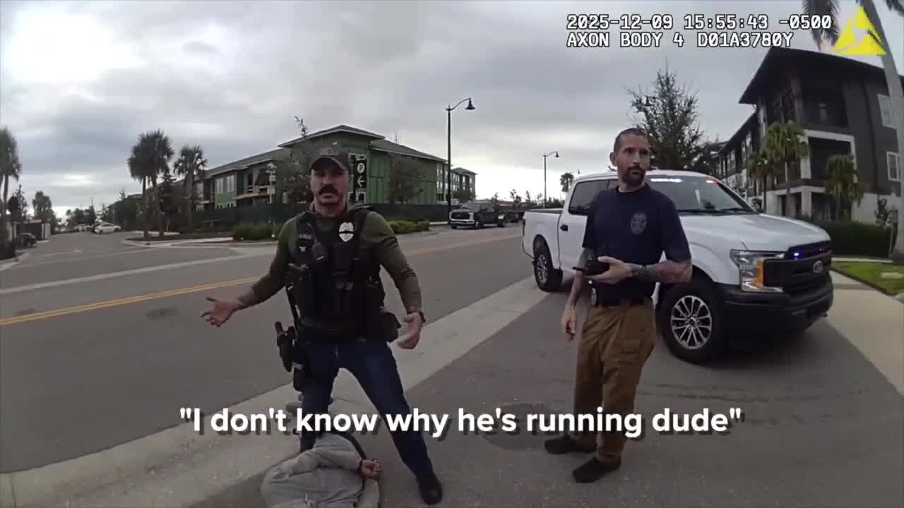 New body camera video shows North Port Police tase and arrest wrong suspect