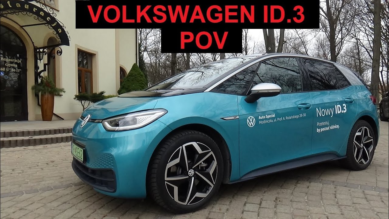 VOLKSWAGEN ID.3 204KM 58kWh - POV, komentarze podczas jazdy
