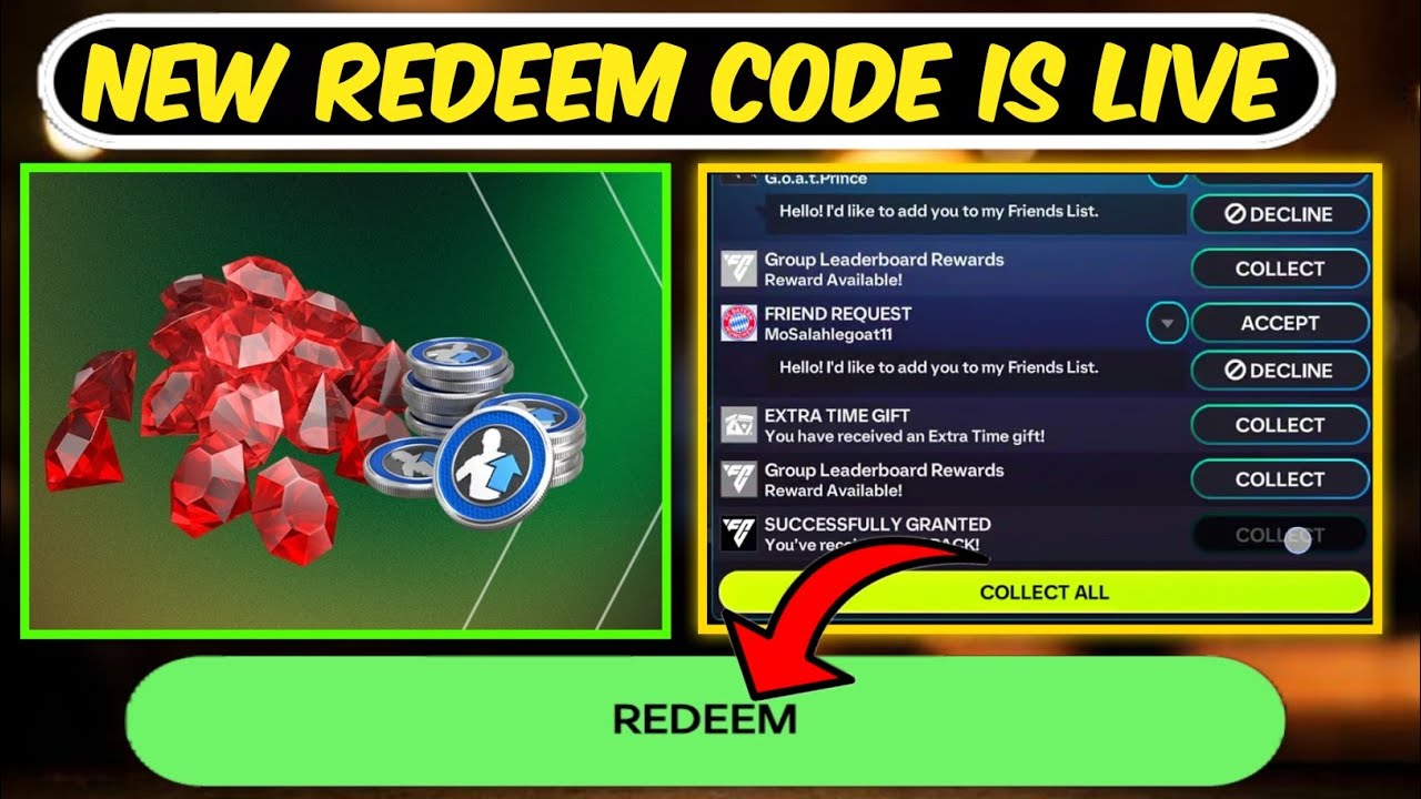 КАК ПОЛУЧИТЬ НОВЫЕ КОДЫ АКТИВАЦИИ CODIGOS CANJEAR KODE HARI INI И БЕСПЛАТНЫЕ ГЕМЫ В EA FC FIFA MO...