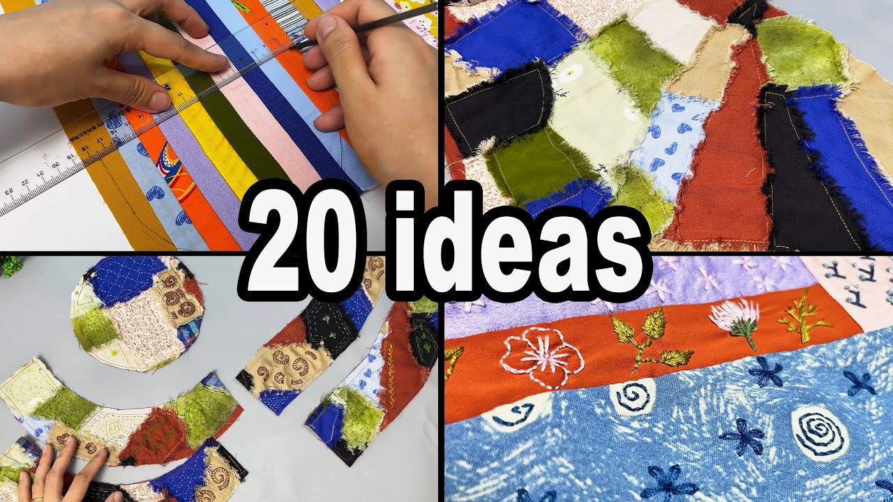 20 Ideas for Sewing Scraps Fabric to Create Beautiful Items(Part 3)