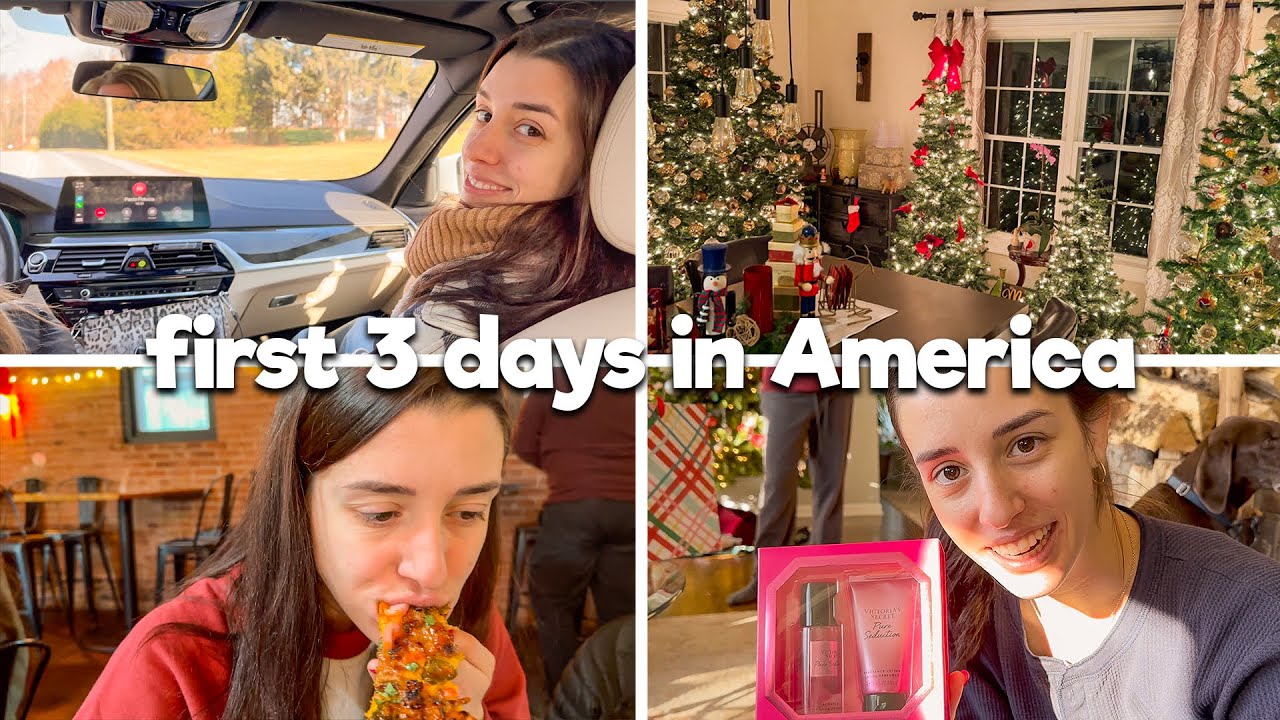 first 3 days in America for Christmas holidays | Alice De Rosa