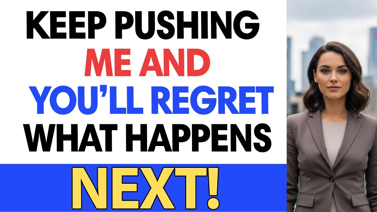 Keep Pushing Me And You’ll Regret What Happens Next!
