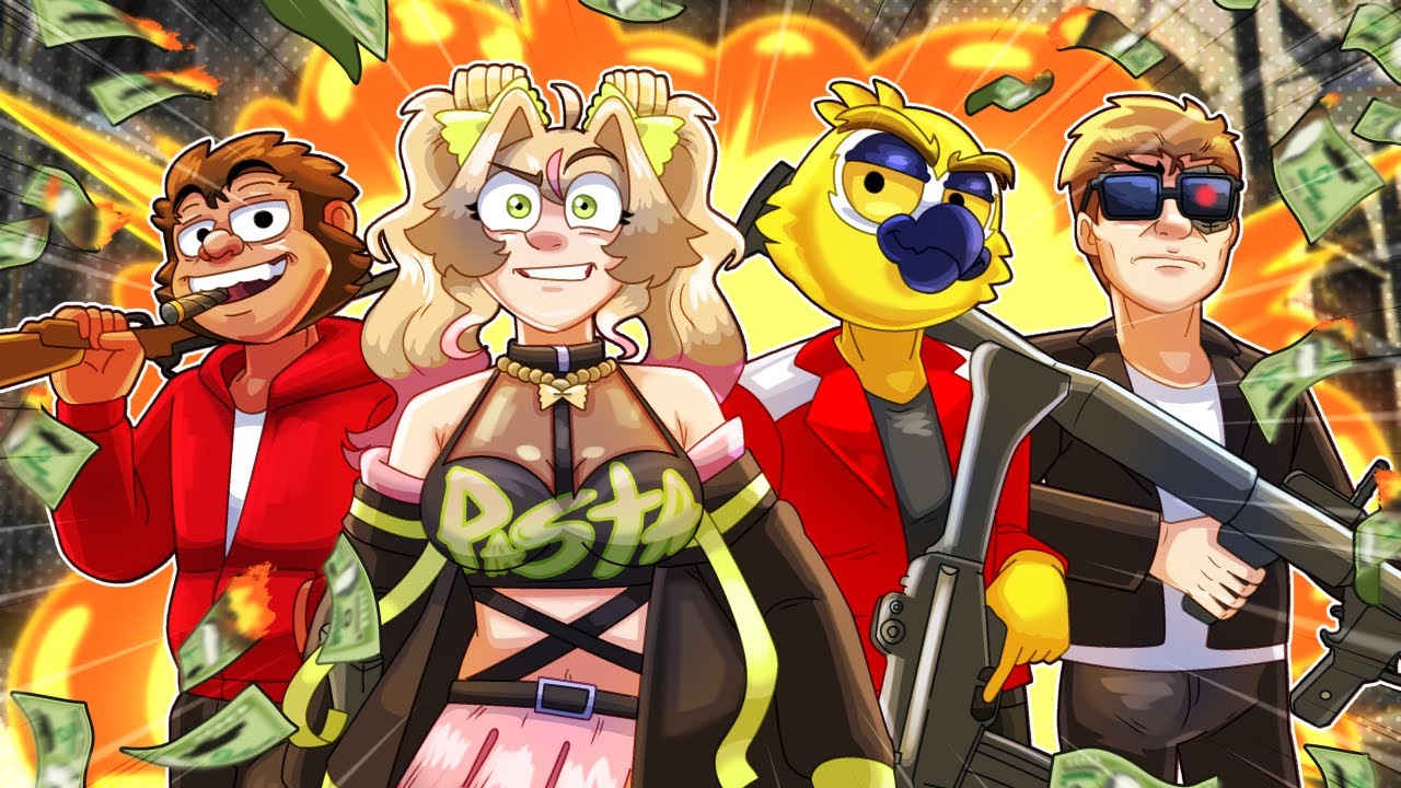 THE VANOSS CREW TAKES OVER THE WORLD (GTAV HEIST!)