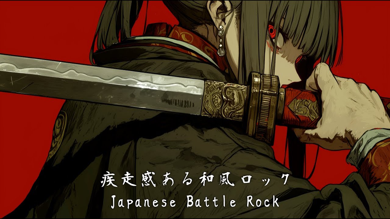 疾走感と迫力のある和風ロック戦闘曲 : Japanese Boss Battle Rock Music